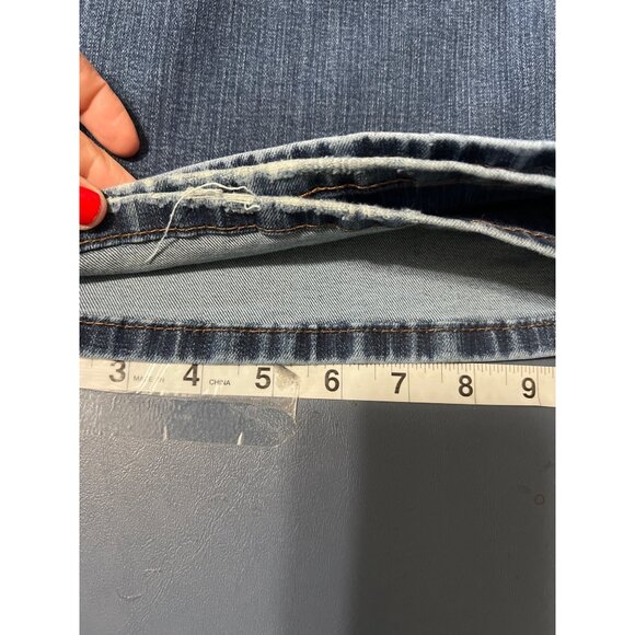 Lane Bryant Womens Bootcut Jeans Size 28 Short Cotton Blend Mid-Rise Blue Denim - Picture 8 of 13